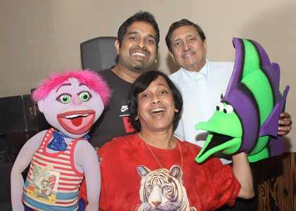 Singer Shankar Mahadevan with Ventriloquist and Puppeteer Ramdas Padhye