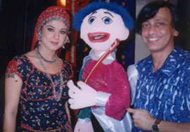 Preity Zinta with Ramdas Padhye