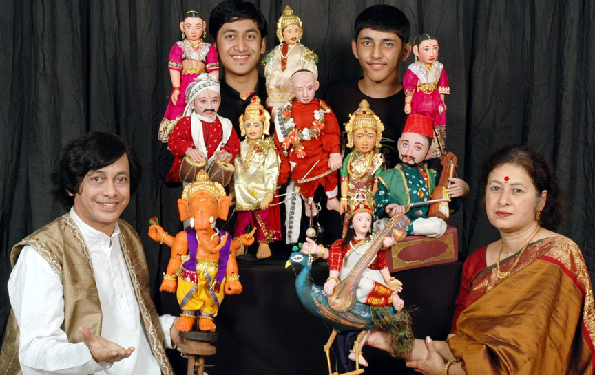 Puppeteers Ramdas, Aparna, Satyajit and Parikshit representing India at World Puppetry Festival in Prague