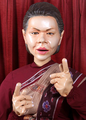 Sonia Gandhi Puppet